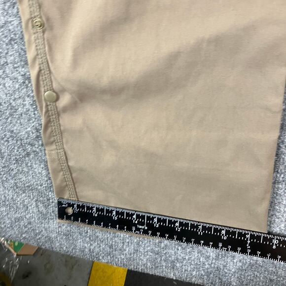 Prana Cargo Pants Mens 40x32 Tan Outdoor Hiking Belted Waist Utility Stretch - Picture 2 of 10